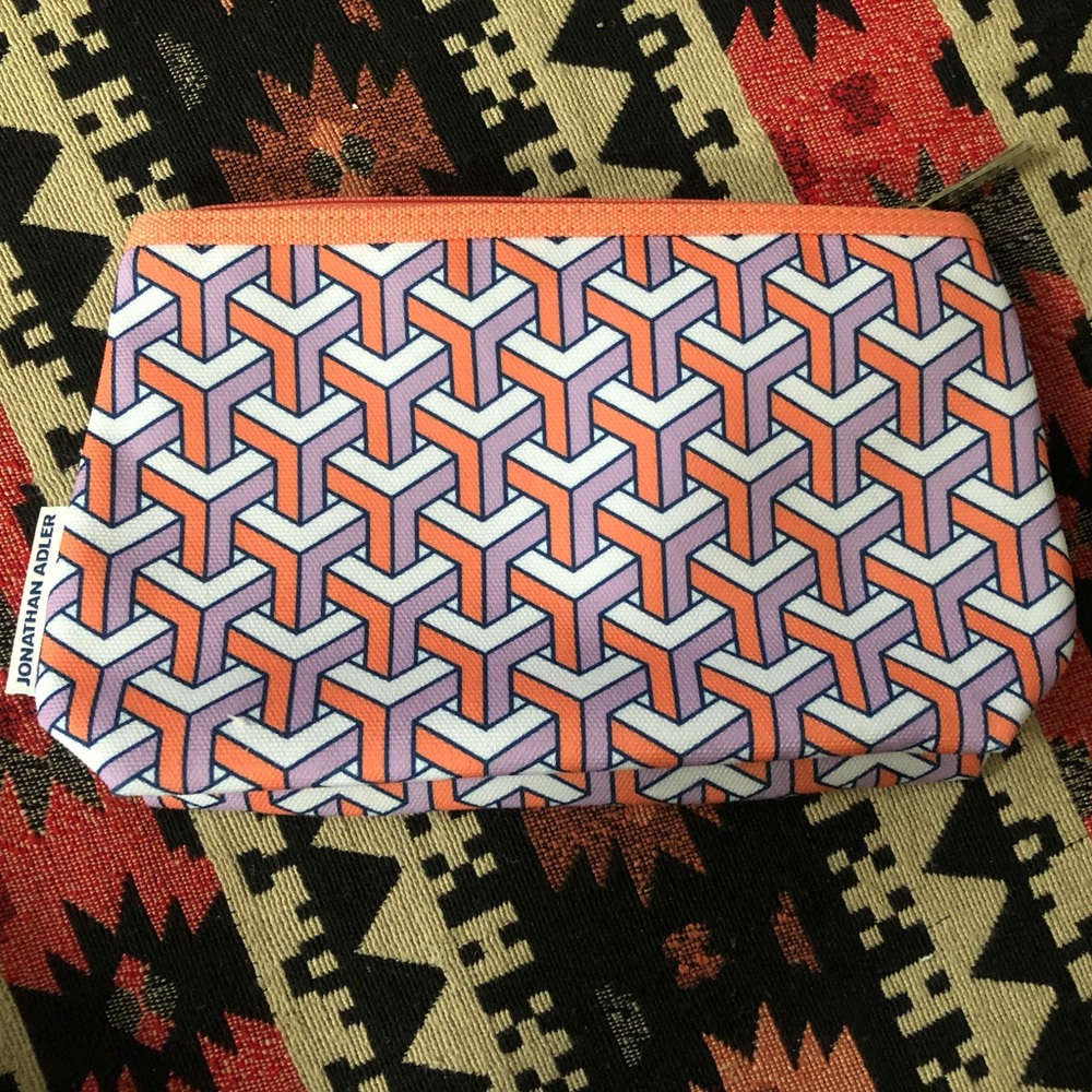 Clinique Patterned Cosmetic Bag